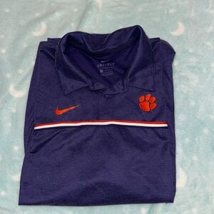 Clemson nike polo